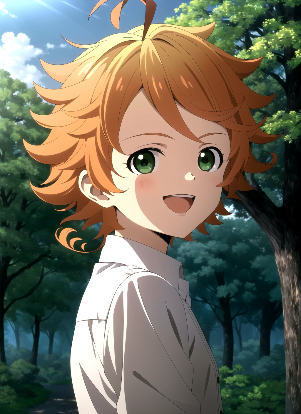 The Promised Neverland Poster Emma Anime Wallpaper Wall Scroll Poster  Sticker Hanging Paintings 40 x 60cm(AQSZ-222) Lemon666 : Amazon.co.uk: Home  & Kitchen